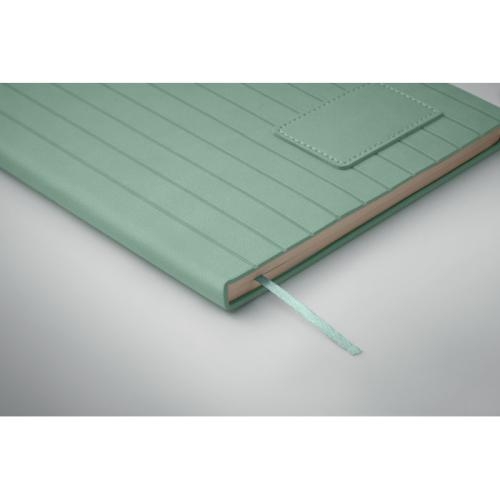 A5-notitieboek in smokey PU Tintray mint green
