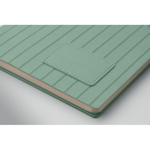 A5-notitieboek in smokey PU Tintray mint green