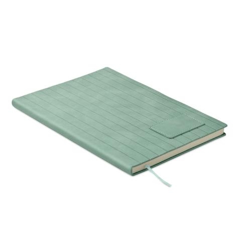 A5-notitieboek in smokey PU Tintray mint green