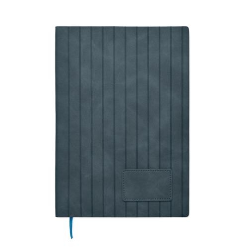 A5-notitieboek in smokey PU Tintray blauw