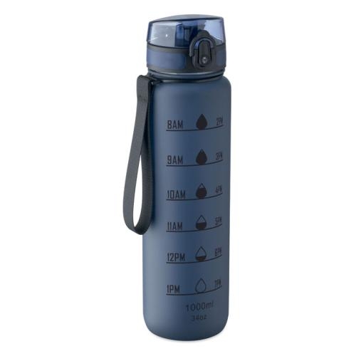 Sportwaterfles RPET 1L Isforden mark navy