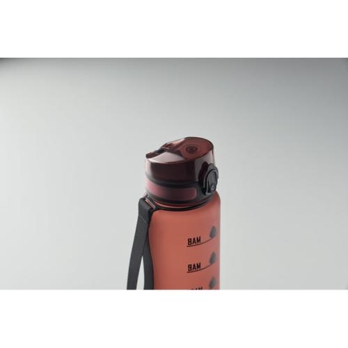 Sportwaterfles RPET 1L Isforden mark bordeaux