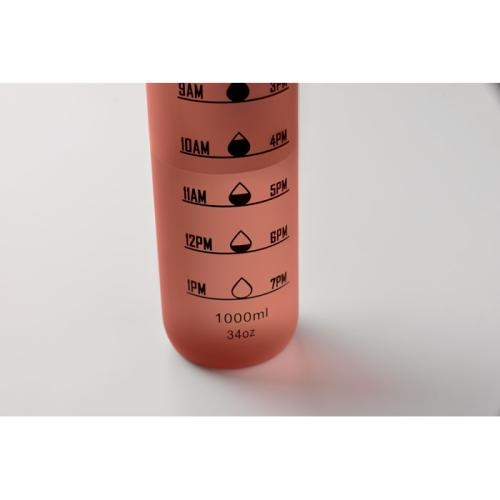 Sportwaterfles RPET 1L Isforden mark bordeaux