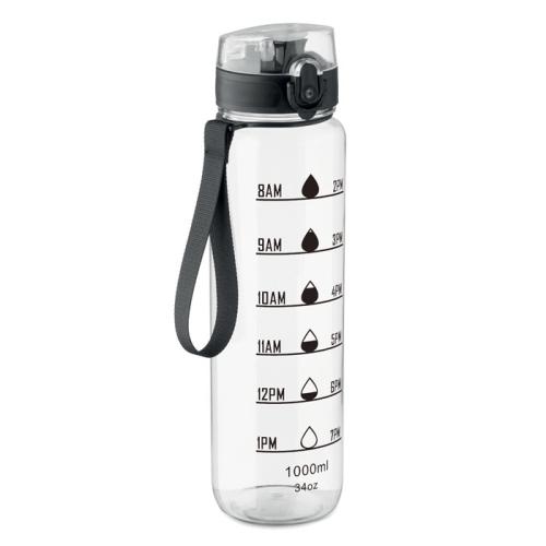Sportwaterfles RPET 1L Isforden mark transparant