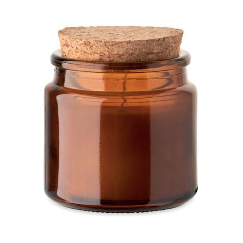 Plantaardige waskaars 70gr Valo bruin