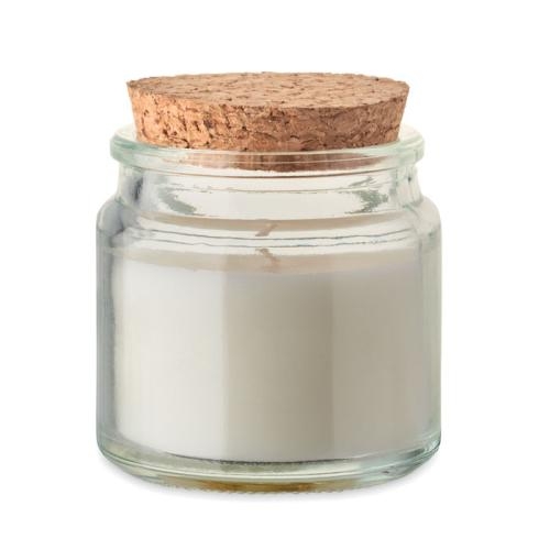 Plantaardige waskaars 70gr Valo beige