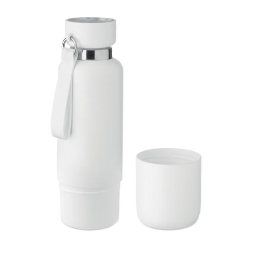 Dubbelwandige fles 500 ml Noeka wit