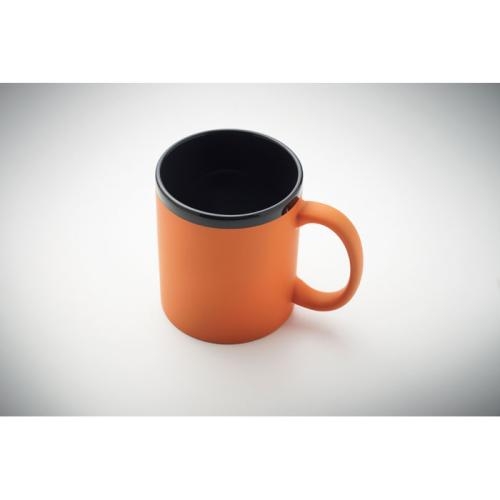 Keramische lasermok 300 ml Ruby oranje