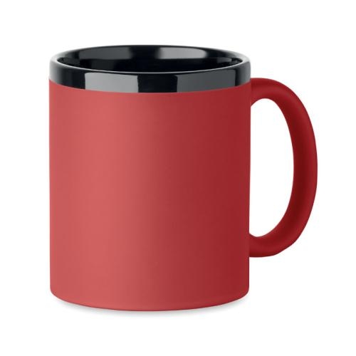 Keramische lasermok 300 ml Ruby rood