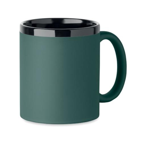 Keramische lasermok 300 ml Ruby donker marinegroen