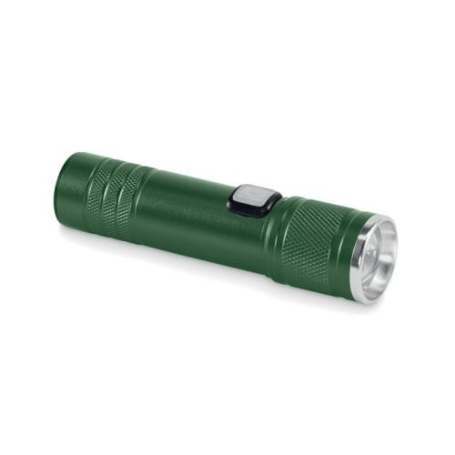 Oplaadbare COB-zaklamp Flashra donker marinegroen
