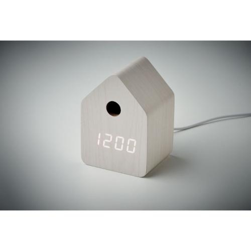 MDF koekoekswekker Cuckoo wit