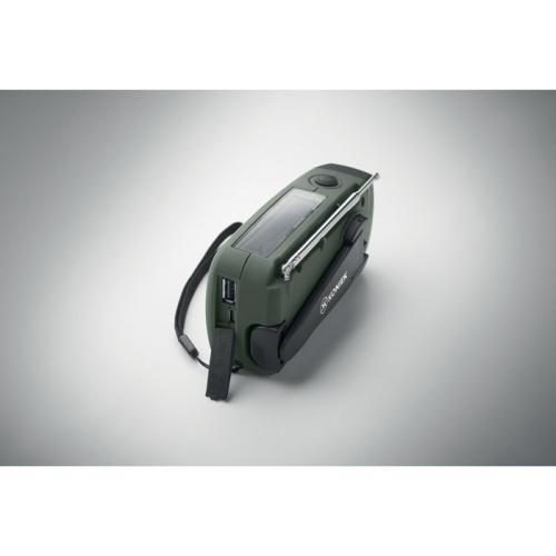 Noodradio met LED-lamp Onda donker marinegroen