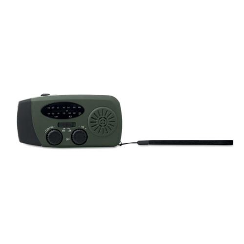 Noodradio met LED-lamp Onda donker marinegroen