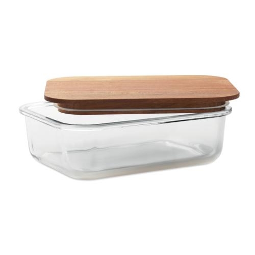 Glazen lunchbox 800 ml Vitrio transparant