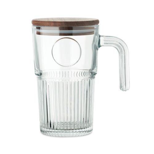 Glazen mok 450 ml Vitrio jar transparant