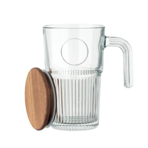 Glazen mok 450 ml Vitrio jar transparant