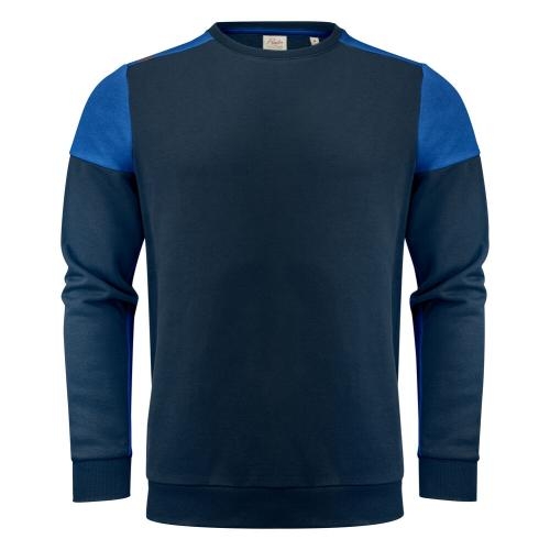 Prime crewneck sweater unisex marineblauw/kobalt,l