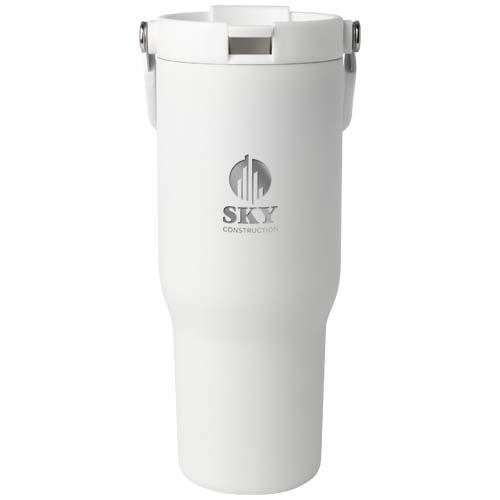 RVS vacuüm geïsoleerde tumbler Bronx 900 ml wit