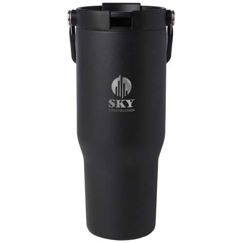RVS vacuüm geïsoleerde tumbler Bronx 900 ml zwart