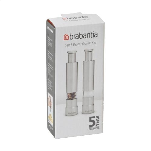 Brabantia Profile peper- en zoutmolen zilver