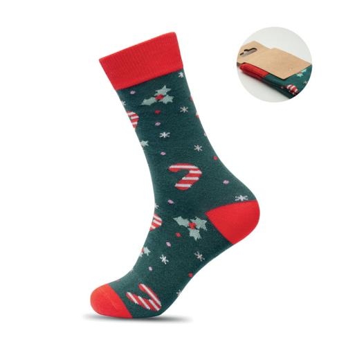 Kerstsokken Candy 38-42 groen