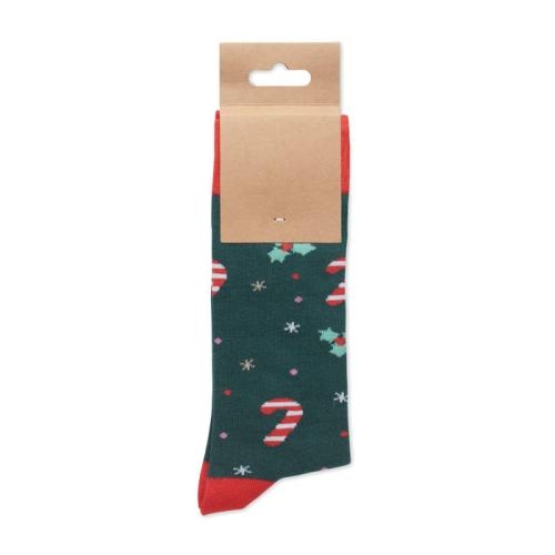 Kerstsokken Candy 38-42 groen