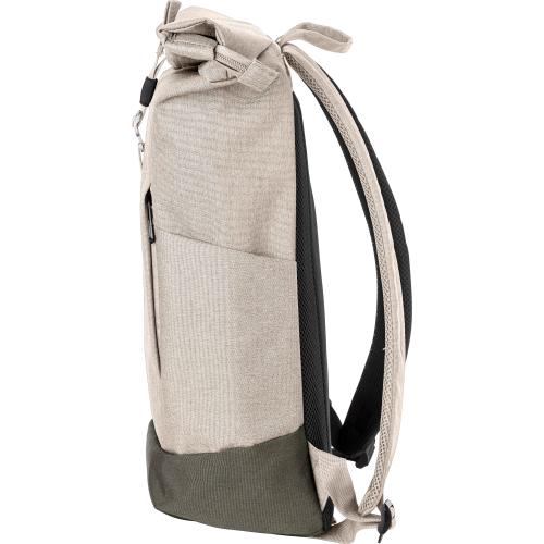 Polyester rolsluiting rugzak Oberon beige
