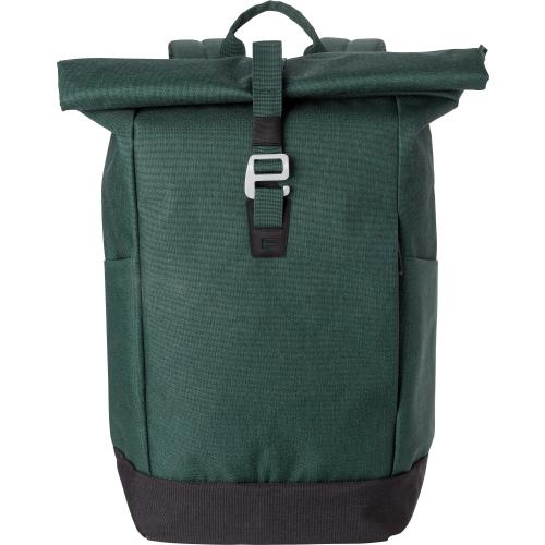 Polyester rolsluiting rugzak Oberon groen