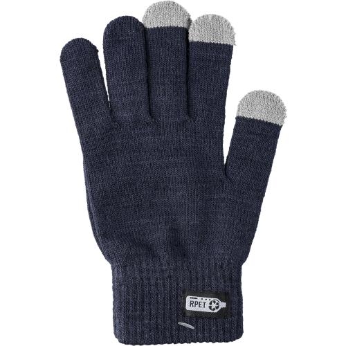 Gerecyclede handschoenen Elena blauw