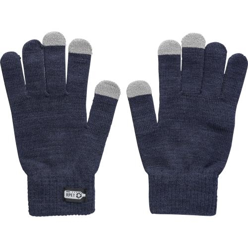 Gerecyclede handschoenen Elena blauw