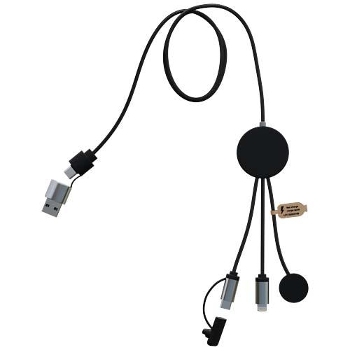 7-in-1 oplaadkabel voor smartwatch zwart