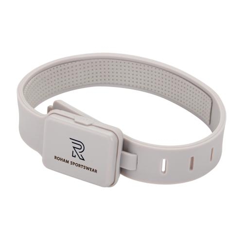 Rplastic oplaadbaar LED looplampje grijs