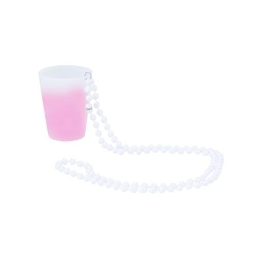 Shotglas met LED aan koord wit