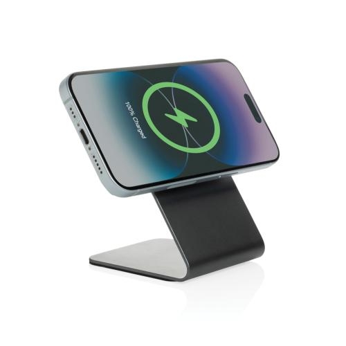 Magnetische draadloze 15W telefoonhouder Terra grijs