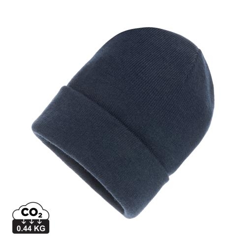 Impact AWARE™ klassieke omslagbeanie donkerblauw