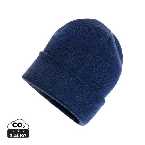 Impact AWARE™ klassieke omslagbeanie blauw