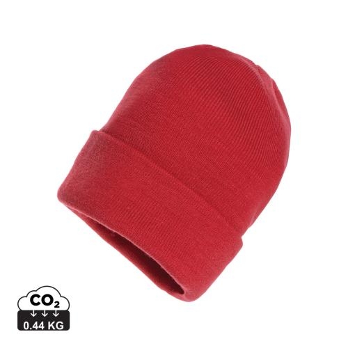 Impact AWARE™ klassieke omslagbeanie luscious red