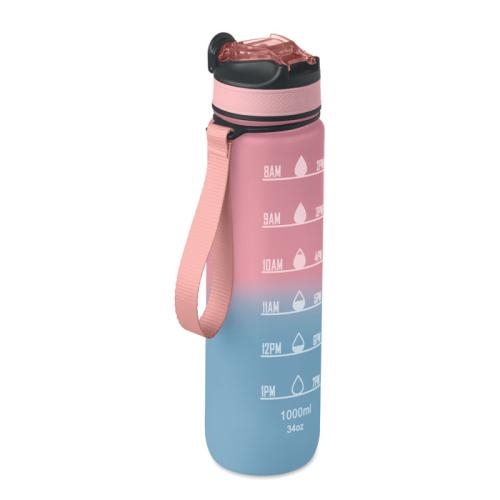 Sportwaterfles RPET 1L Activate baby pink