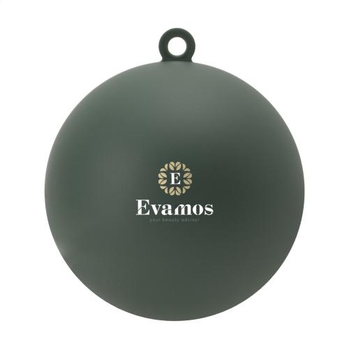 Kerstbal Ø7 cm in geschenkdoos groen