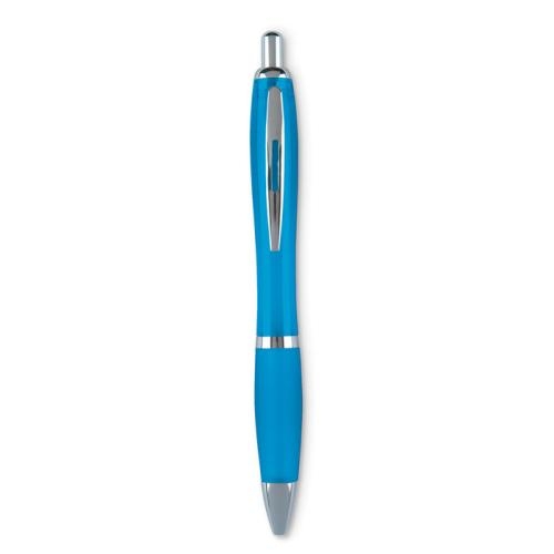 Balpen met drukmechanisme Riocolour turquoise