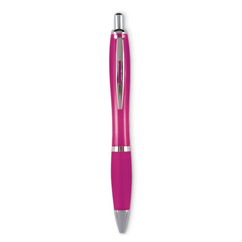 Balpen met drukmechanisme Riocolour fuchsia