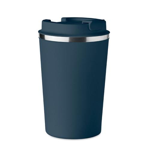 Dubbelwandige rvs drinkbeker Brace navy