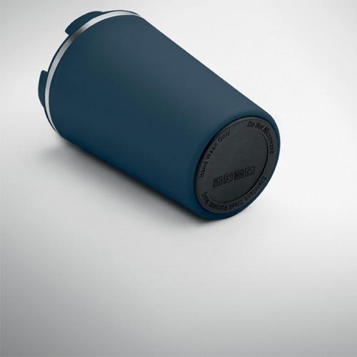 Dubbelwandige rvs drinkbeker Brace navy