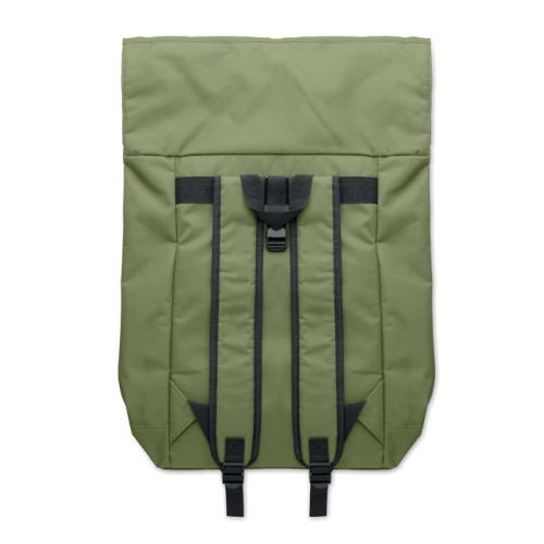 Polyester rolltop rugzak Irea army green