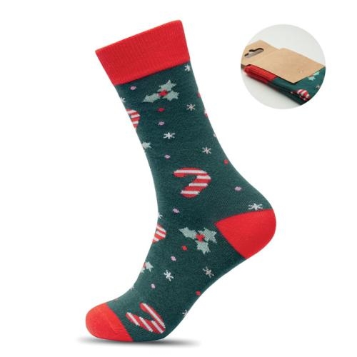 Kerstsokken Candy 43-46 groen
