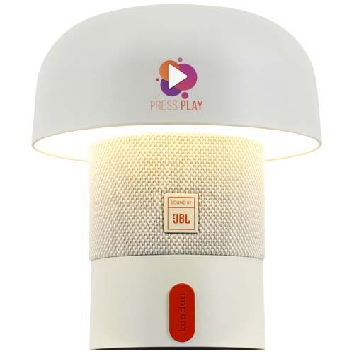 Kooduu Sensa Play Mini JBL draagbare speaker en lamp wit