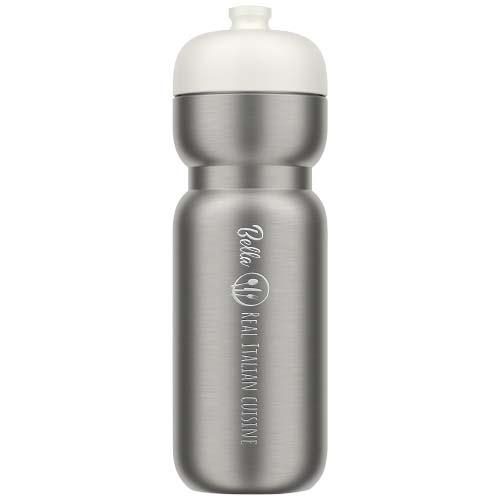 Mepal Pull rvs sportfles 800 ml wit