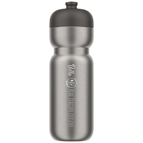 Mepal Pull rvs sportfles 800 ml zwart