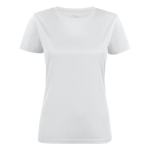 Printer Run T-shirt dames wit,3xl